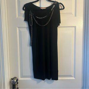 Rebecca Taylor Black Beaded Dress